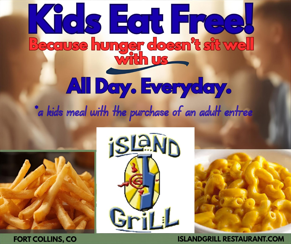 Kids Eat Free at Island Grill Restaurant